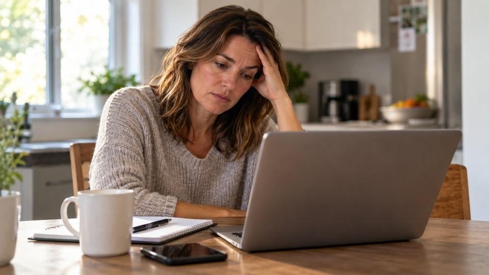 Woman steadying her coffee before work, the morning shakiness that signals high-functioning alcohol use disorder.